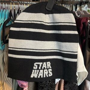 Star Wars Black and Gray Striped Beanie
